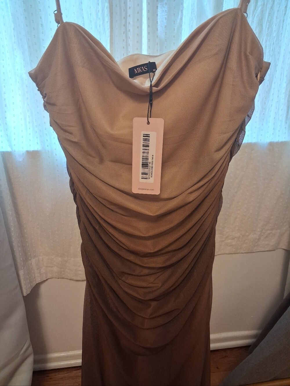 Micas Strappy Ombre Cream To Brown